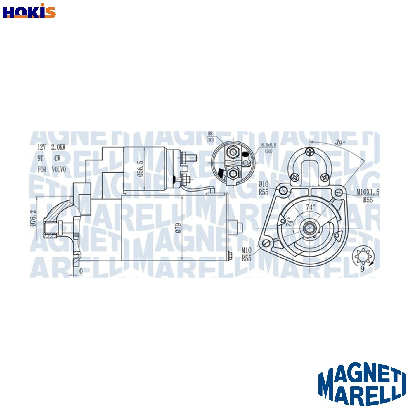 STARTER 063721271010 FOR VOLVO V60/I S80/II S60 XC60/SUV XC70 S40 V70/III/Mk