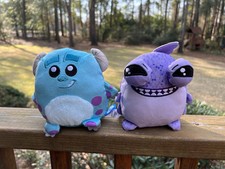 Disney Pixar Mattel Monsters Inc. Cuutopia 5  Plush - Randall  Sully EUC