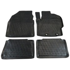 Genuine Toyota Front & Rear Rubber Car Mats 4x Black Yaris 2020- PW2100D036