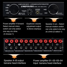 LYNEPaUalO Amplifier Speaker Selector Switch ...