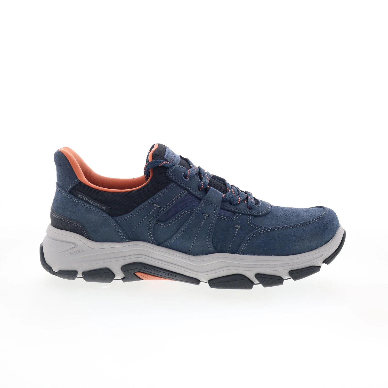 Rockport Rhett RMRHETT Mens Blue Extra Wide Suede Lifestyle Sneakers Shoes 8