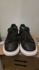 Alexander McQueen Black Trainers Size 9 UK/43 EU Made In Italy UK Seller 🇬🇧