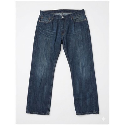 Levi's Indigo Straight-Leg Men's Jeans 36 30 514 Euc