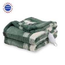 Berkshire Blanket Heated Throw Grace Fur to Loftmink Reversible Electric