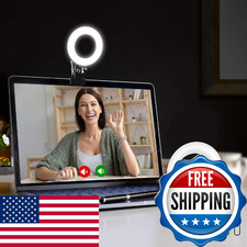 Cyezcor Video Conference Lighting Kit Ring Light for Monitor Clip On for Remote
