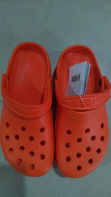 Original Crocs Classic Clog - Orange - Women W7 / Men M5 - Brand New
