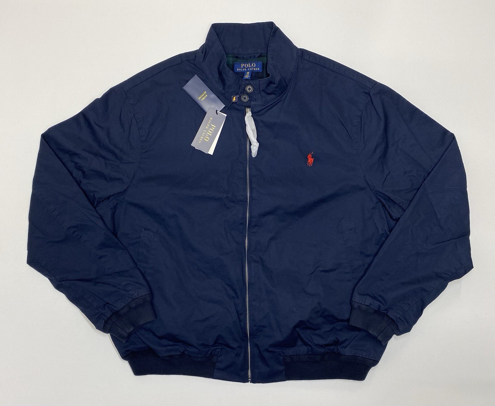 Polo Ralph Lauren chino twill leggera pony giacca classica blu navy taglia 1XB