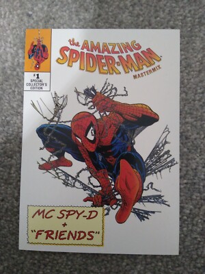 Brian May (Queen) The Amazing Spider-Man 1995 Promo Postcard 
