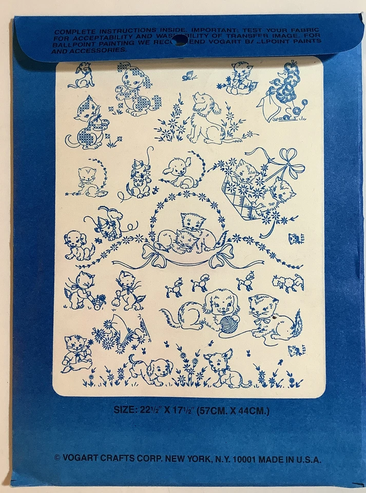 Vogart Crafts Repeat Transfer Iron-on Patterns Juvenile Fueille De Patrons Lot 3 - Image 4 of 4