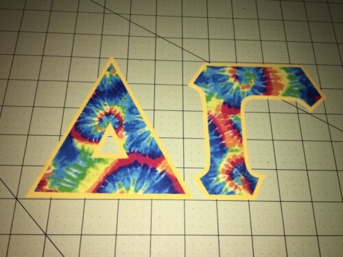 DELTA GAMMA 5 INCH IRON ON LETTERS (NO SEW) - MANY OPTIONS AVAILABLE! - Picture 7 of 12