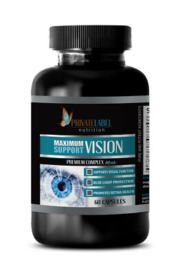 eye pills with lutein - MAXIMUM VISION SUPPORT - bilberry bulk supplements 1B