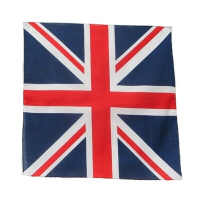 Union Jack 3er Pack Baumwolle Großbritannien Flagge Bandana Kopfbedeckung Halstuch Unisex