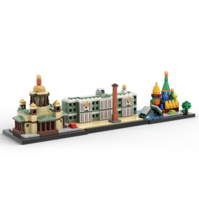 Skyline Saint Petersburg Model 500 Pieces Building Toys Building Toys Build New