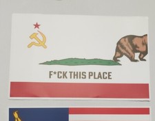 HISTORIC CALIFORNIA REPUBLIC STATE FLAG *WORLDWIDE 🌐 SHIPPING*