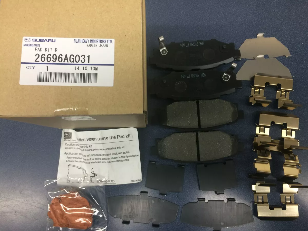 Rear Brake Pad Kit Subaru Outback Legacy Forester Impreza WRX