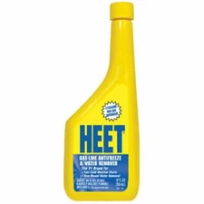 HEET 28201 Gas Line Antifreeze and Water Remover, 12 Fl oz. Bottle