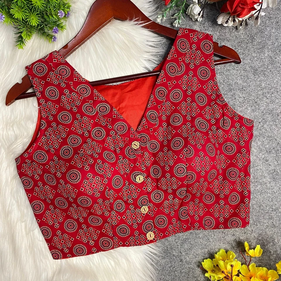 Nueva Blusa Sari India Blusas Preparadas Para Mujer Preparadas Cosidas Choli. Foto 4 de 4