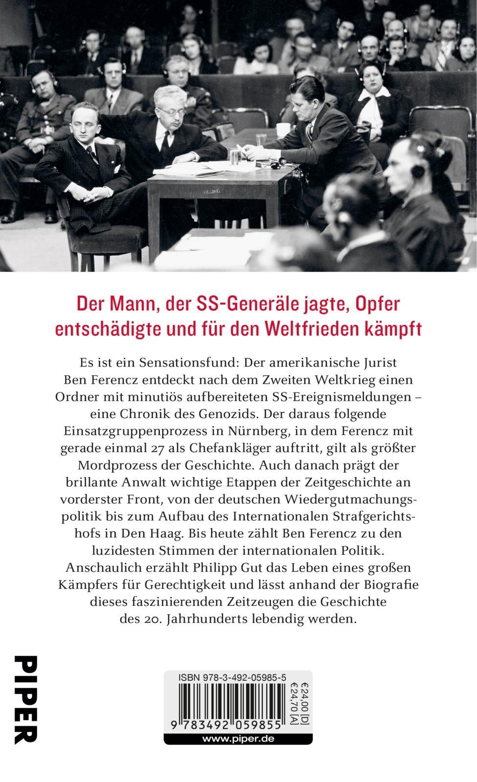 Thumbnail - Philipp Gut / Jahrhundertzeuge Ben Ferencz9783492059855
