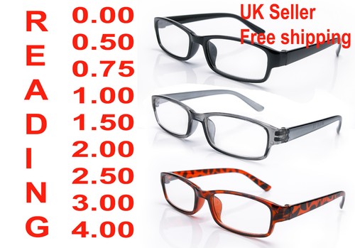 Gafas de lectura 3 paquetes mixtos para hombre y mujer lector UV de moda diseñador geek de primavera - Imagen 2 de 9