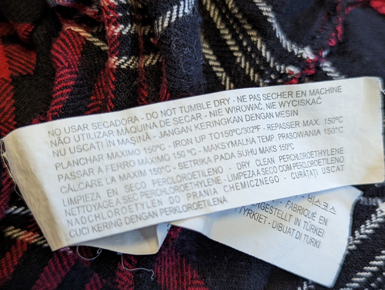 Zara Basic Gorpcore Red & Black Plaid Button Down… - image 8