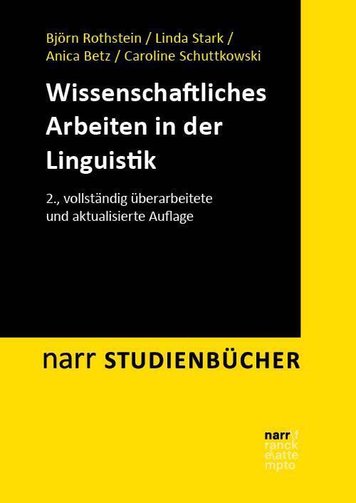 Thumbnail - Wissenschaftliches Arbeiten In Der Linguistik | Björn Rothstein (u.
