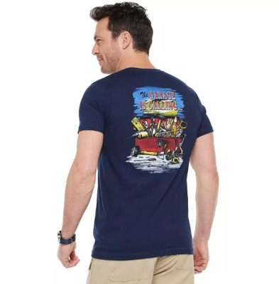 Men's Croft & Barrow Modern-Fit Extra-Soft Graphic Tee ''The Garage is Calling'' P