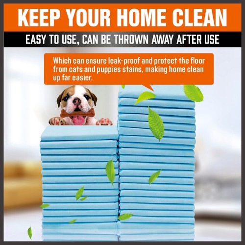 420Pc Pet Dog Cat Puppy Training Pads Toilet Potty Pee Mat Indoor 60x60cm New - Picture 6 of 12