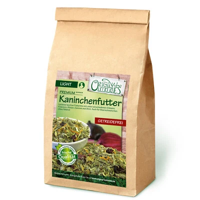 ORIGINAL-LECKERLIES *2,5kg* Premium Kaninchenfutter - LIGHT, Nagerfutter, getreidefrei, ohne Pellets