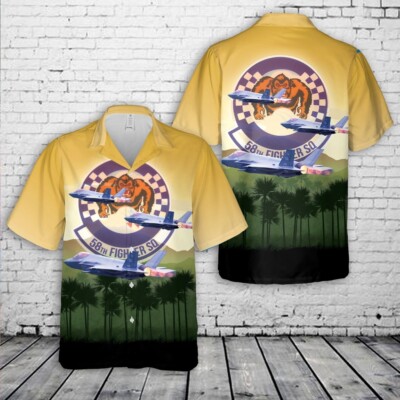 Air Force Aloha Shirt US Air Force MIGHTY GORILLA F 35A Lightning II Hawaiian Sh