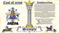 Lapold-Lypold COAT OF ARMS HERALDRY BLAZONRY PRINT