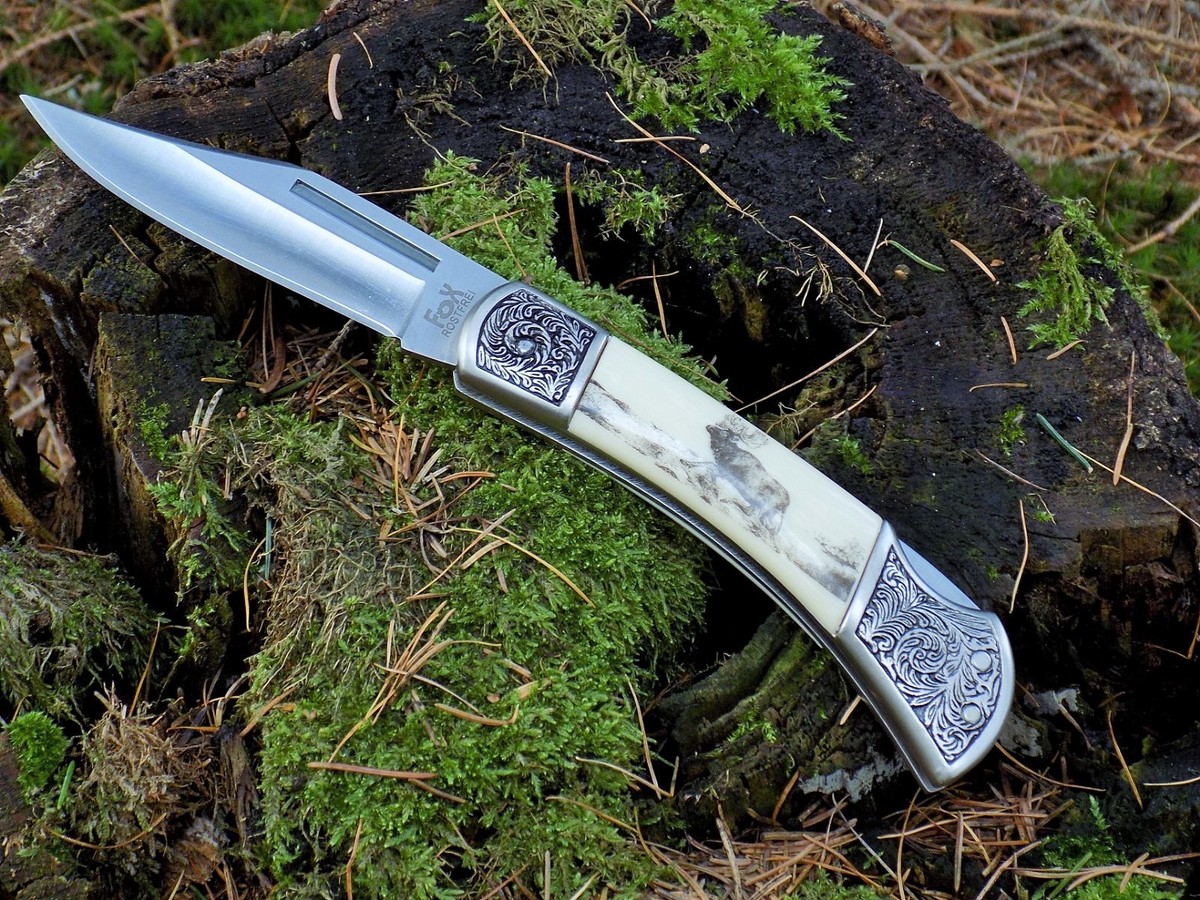 Fox Outdoor® Hunting Folding Jack Knife - HUNTER w/ Handle