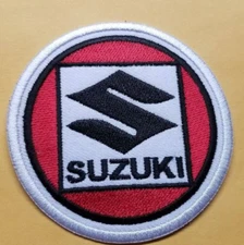 Embroidered Suzuki Patch approx 3"