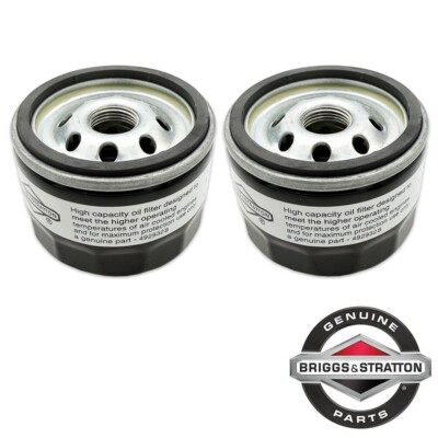 Genuine OEM Briggs & Stratton 492932S Oil Filter - 2 PACK