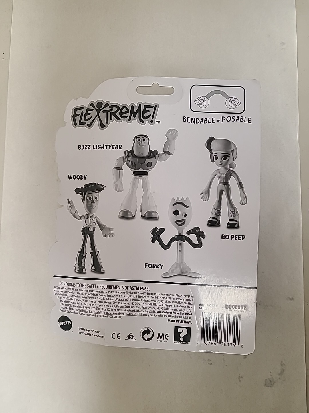 Disney Pixar Toy Story 4 Flextreme Bendable Figure Bo PEEP 7 Inches