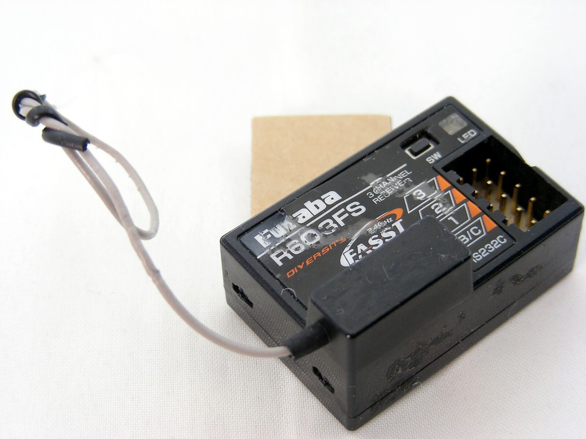 Vintage 2006 Futaba R603FS 2.4GHz 3CH FASST Receiver 3PM