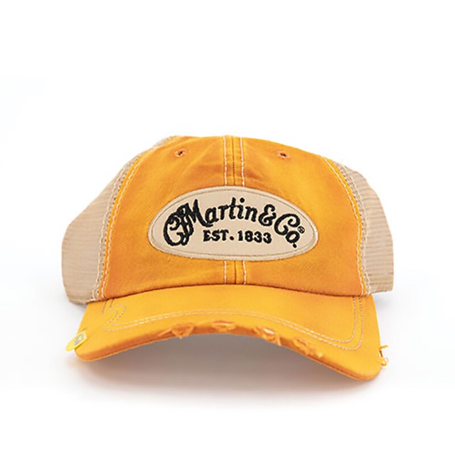 Martin Guitars Pick Hat Orange Cap With 