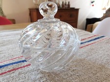 ancien poudrier en cristal BACCARAT