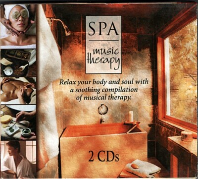Spa: Music Therapy ~ Various Artists ~ Relaxation ~ 2 CDs ~ Used VG