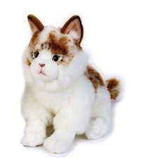 Peluche Gatto Norvegese Rosso Venturelli H 25 cm