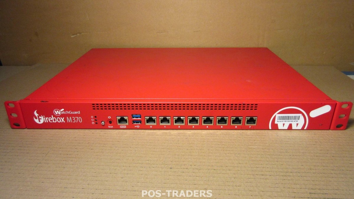 WatchGuard Firebox M370 WL6AE8 Security appliance 8x 10/100/1000 Gigabit  LAN | eBay