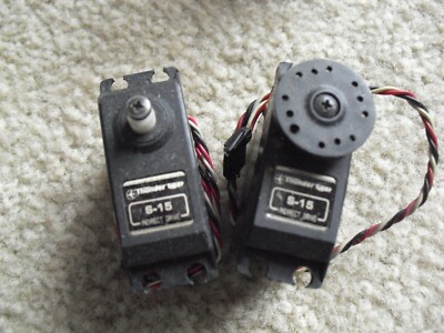 Lot of 2 RC Part Accessories Thunder Tiger S-15 Servos