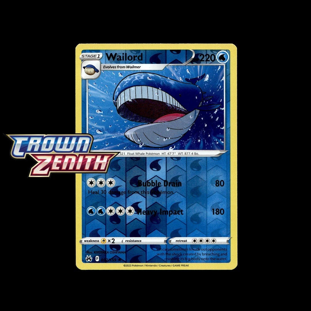 Wailord 032/159 Crown Zenith for sale | eBay