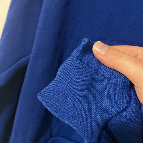 Vintage Basic Editions Men 90’s Soft Full Zip Sweater With Hood Hoodie - Size XL - Picture 5 of 6