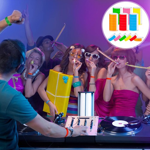 600pcs-paper-wristbands-10x0-79inch-neon-colourful-hand-bands