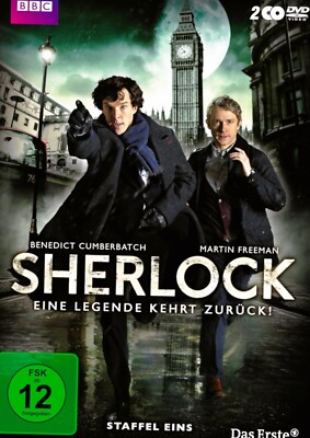 Sherlock Eine Legende kehrt zurück! Staffel 1 auf 2 DVD im Schuber NEU OVP D02