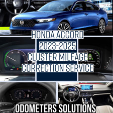 HONDA ACCORD 2023 - 2025 Instrument Cluster Mileage Correction Service