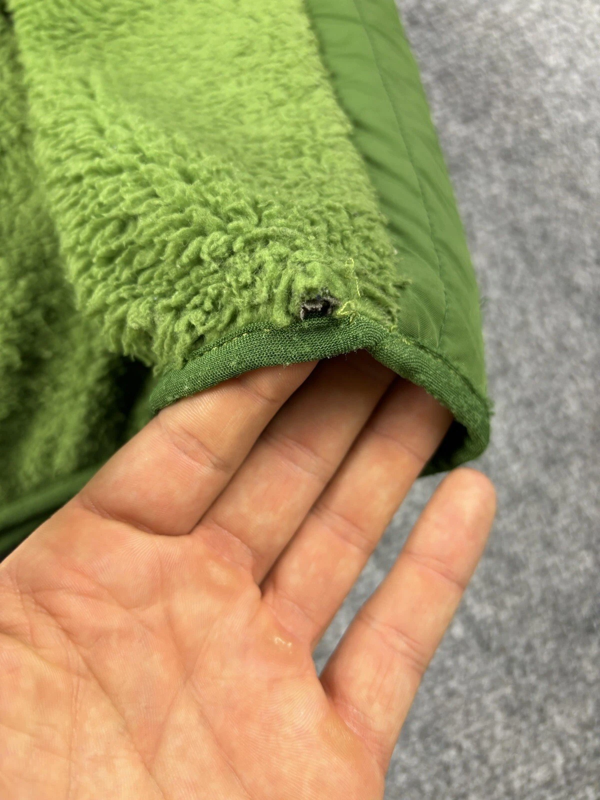 patagonia sherpa deep pile fleece full zip up outdoors jacket