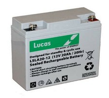 Lawn Mower Battery Lucas 12V 20AH (17AH 18AH 19AH 21AH 22AH) VRLA AGM/GEL