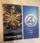 THUNDERBOLTS* & Fantastic Four: First Steps (2025) - 2 Marvel CINEMARK Tickets — photo 1