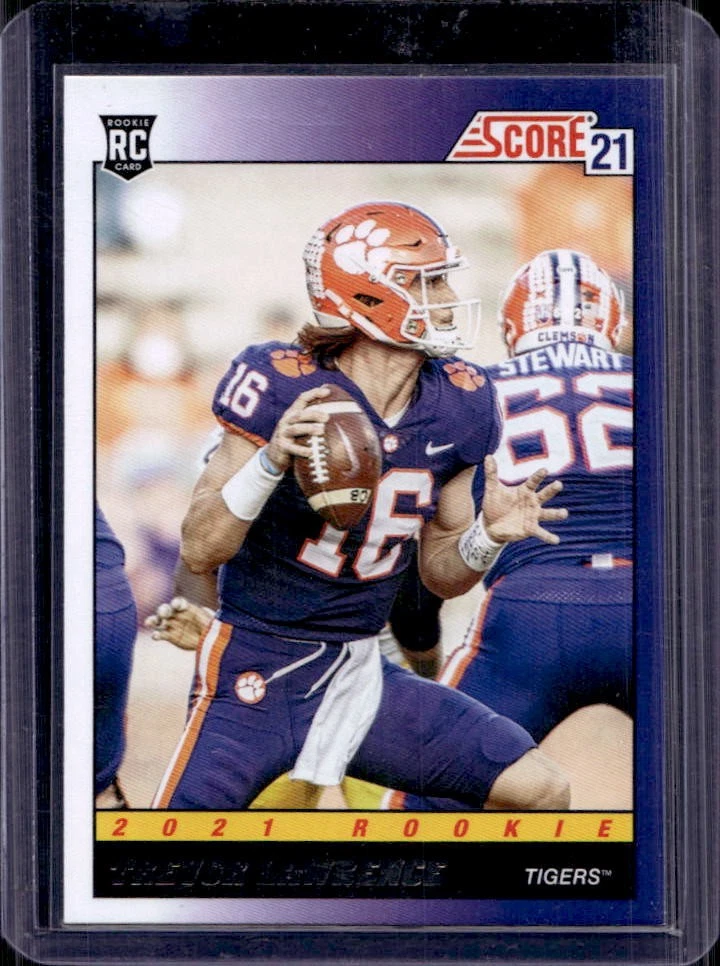 Trevor Lawrence Panini Score 1991 Throwback #TB1 Base